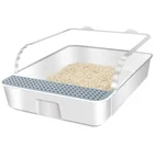 Cat Cats Wholesale Durable High Side Sifting Litter Pen Semi Open Anti Splashing Cat Litter Box