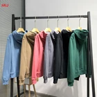 Fashion Custom Your Logo Luxury 400 GSM Heavyweight 100 % Cotton French terry Men 3D Embossed Sweatshirts Hoodie