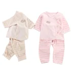 Underwear Toddler Newborn Color Cotton Underwear Spring And Autumn Baby Pajamas Toddler Lace-up Set