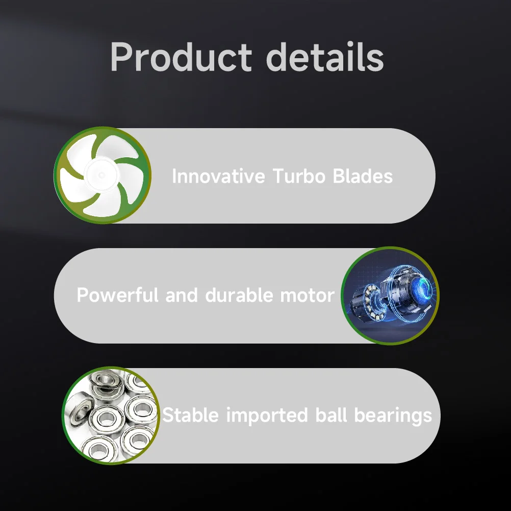 Battery Desktop Fan, Portable, 5V, USB - detail 4
