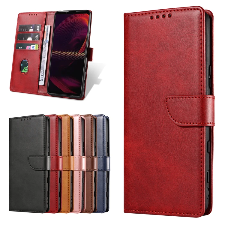 Leather Flip Wallet Case For Sony Xperia Xz3 Xz1 Xz2 Z5 Compact X Xz Premium Xa Xa1 Plus Xa2 Ultra L2 L1 Cover - Buy Leather Flip Wallet Case Sony