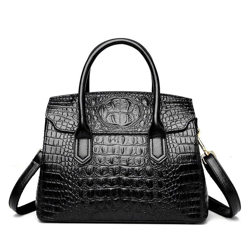 Luxury Alligator Leather Latest Bags Women Handbags Shoulder Pu Tote Ladies Custom Purse And Hand Bag