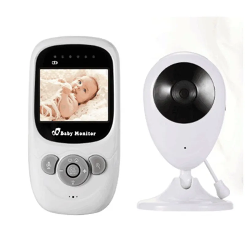 2.4 inch LCD video baby monitor with digital camera, night vision, two-way audio, temperature sensor, lullaby,  SP880