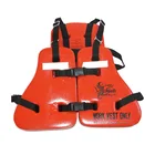 Work Vest Marine Sea Horse 3 Piece Work Vest For Marine Use Working Life Vest Foam Life Jacket For Sale