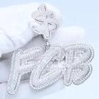 Cz Letter Customize Pendant Iced Out Cz Hip Hop Letter Name Pendant