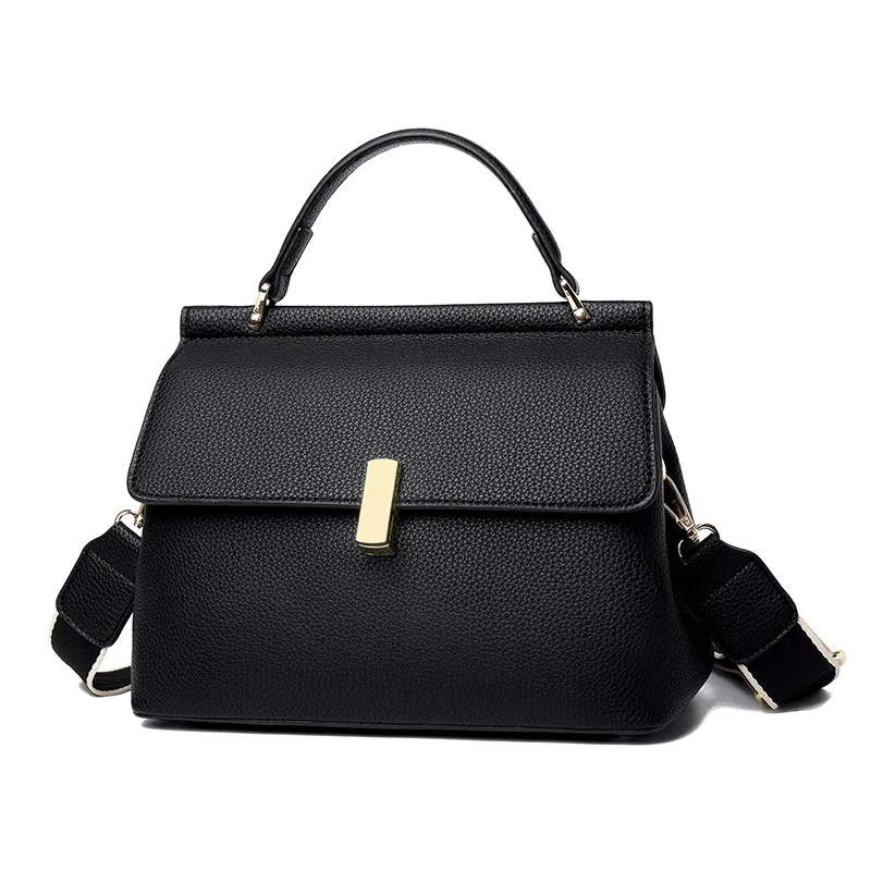 Women's Top Handle Handbags Single Shoulder Satchel Bag Leather Crossbody Bag Women Leather Shoulder Bag