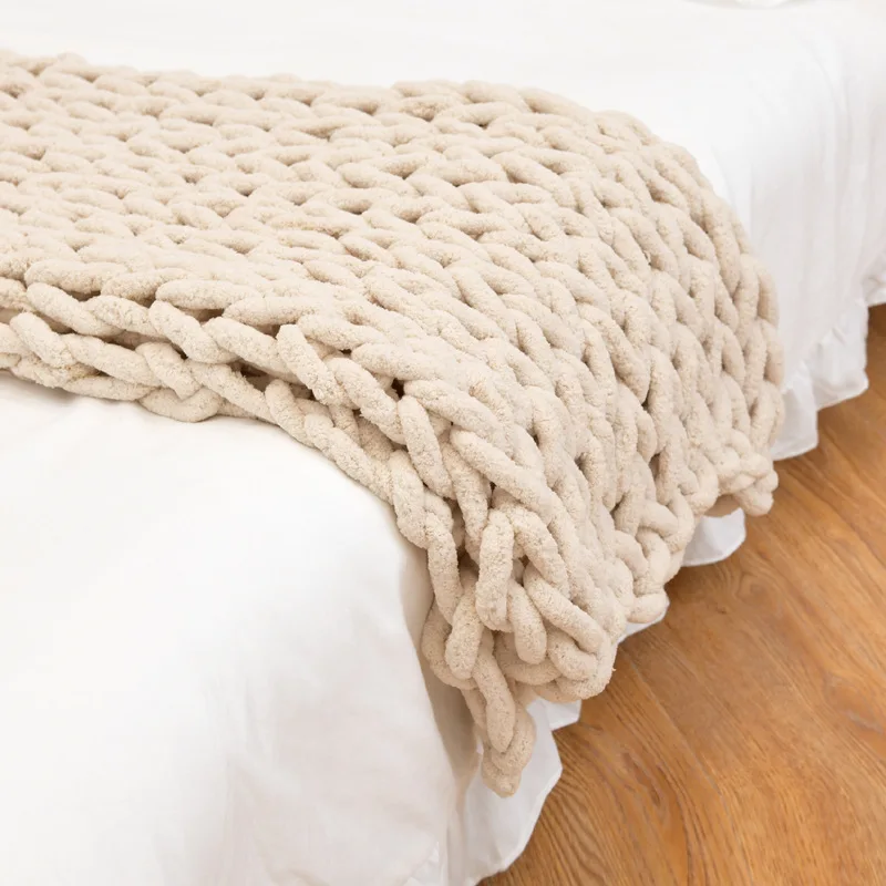 Chenille blanket