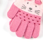 Gloves Kids Wholesale Factory Oem Children Warm Knit Winter Gloves Pupils Cool Warm Animal Cat Baby Winter Kids Gloves