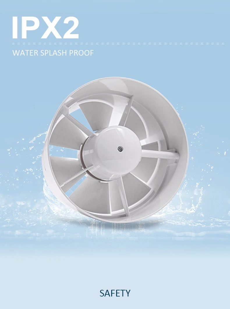 Inline Duct Ventilation Fan, 5Inch, ABS, Plastic - detail 8