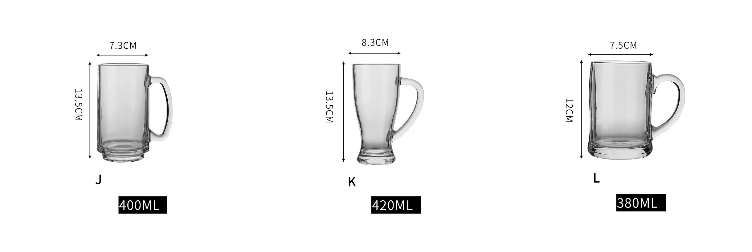 Beer mugs wholesale 500ml 24oz high white quality beer glass mugs with handle beer steins and soft drinks Beer mugs wholesale 500ml 24oz high white quality beer glass mugs with handle beer steins and soft drinks