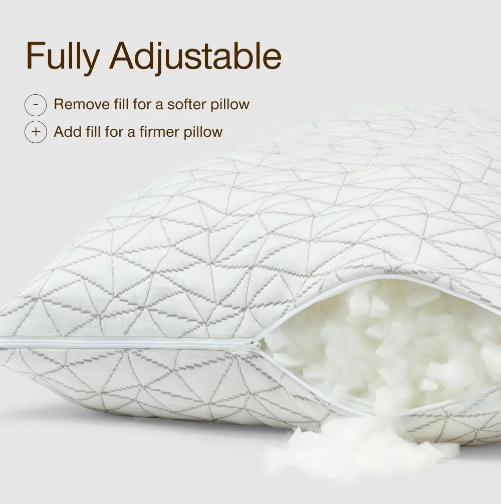 Full Body Support Washable Cover Original Breathable Adjustable Memory Foam Body Pillow manufacture