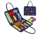 Activity Wholesale Customized Educational Learning Toys Toddler Activity Board Feel Busy Toddler Board