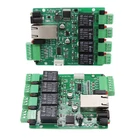 4 Channel Ethernet Relay Module With IO Lan Wan Network RJ45 TCP IP Program Development Board Smart Home Open Source