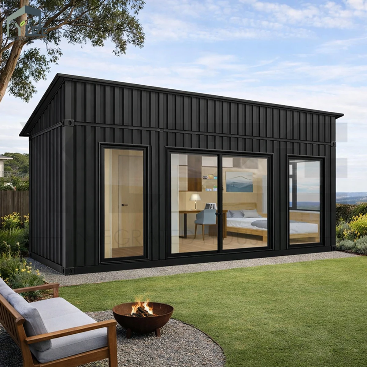 product customized container house home living private residence small backyard garden self use comfortable compact functional-1