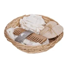 Buy Promotional Customized Sponge Wooden Bath Sets Spa Shower Gift Set