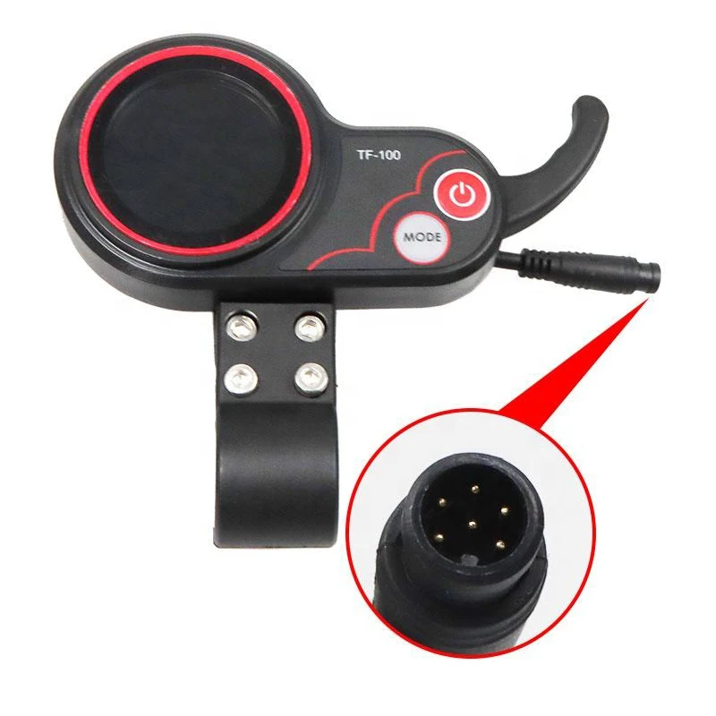 TF-100 Dashboard Switch for KUGOO M4 Electric Scooter Accessory Parts with Throttle Display Scooter Accessories