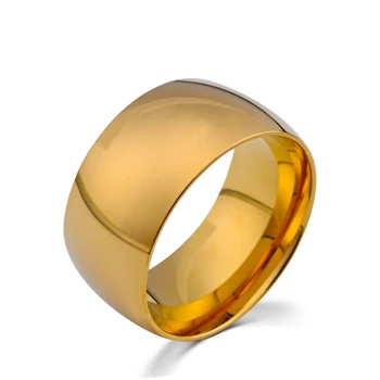 new European and American Glossy Men's Fingerless Super Domineering Ring Titanium Steel Ring Jewelry