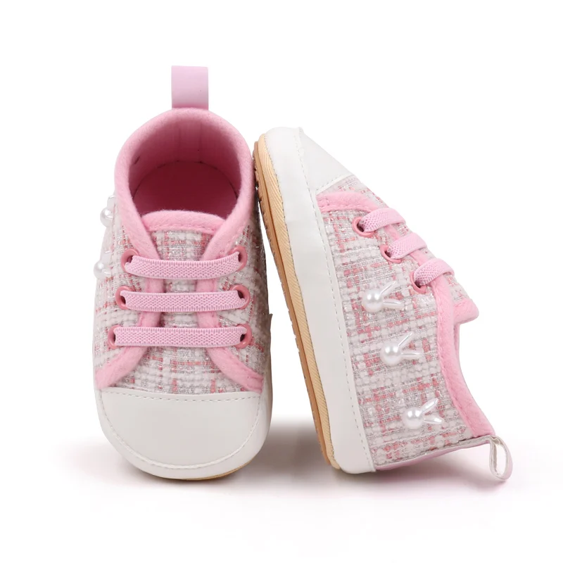 Baby Girl's Summer Spring/Autumn Casual Elastic Canvas Shoes Lightweight Breathable Anti-Slip Mary Jane Flats details