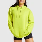 Hoodie Pullover OEM Custom Neon Workout Gum Training Boyfriend Oversized Hoodie For Women