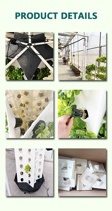 Home Garden Vertical Grow Kit Tower Garden Aeroponics System Diy