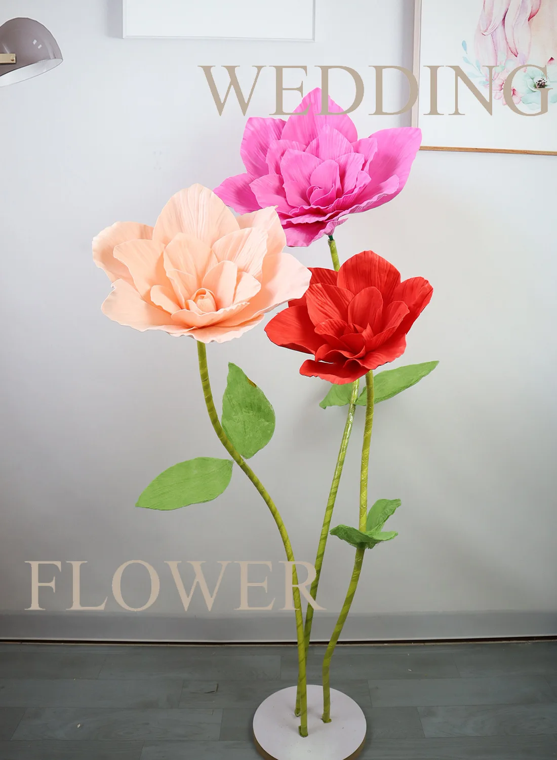 Pe Foam Giant Daisy Rose Flowers Party Stage Setting Arrangement Home