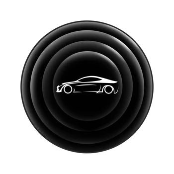 Customizable Logo Black Car Shock Pad Silicone Car Door Protector Anti-collision Car Door Shock Absorber Cushion Gasket Sticker