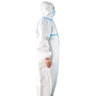 Medical Medical PPE Non Woven SMS Reusable Hospital Patient Examination Isolation Gown Protective Suits
