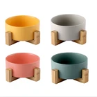 Ceramic Bowl Bowls BW02 White Ceramic Pet Bowl Personalized Porcelain Dog Bowls Wholesale