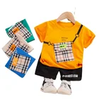 Boys Clothes Fashion Boys Clothes Set Summer Casual Sport Suit 1-5year Baby Boys Clothes Set Short T Shirt