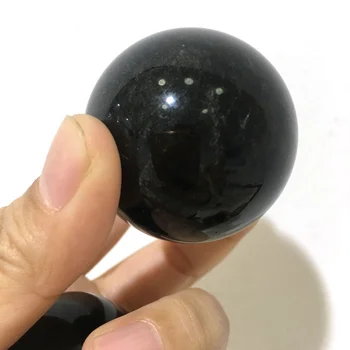 Semi-precious obsidian ball sphere Black Obsidian Quartz Crystal Ball /Sphere