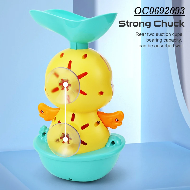 Transparent gear duck baby shower head gift set sprinkler bath toys bathtub new bath toys 2022