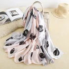 Silk 2021 High Quality Custom Screen Printed Square Twill Satin Silk Scarves For Women Stylish