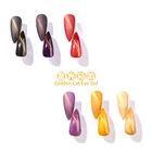 Gold Polish Hot Sale Gold Series Cat Eye Uv Led Gel Polish