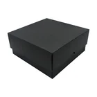 Box Cardboard Box Custom Printed Luxury Folding Small Rigid Black Gift Cardboard Clothing Shoe Packaging Box
