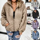 Fur Coat 2021 Solid Color Fur Woolen Woolen Fall And Winter Cardigan Plus Size 5xl Jacket Coat For Woman