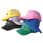 Plain Cap Plain Wholesale 5-panel Mesh Common Sport Unisex Plain Baseball Cap Trucker Hat