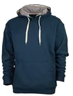 Sports Hoodie Mens Cotton Blended Fleece Sports Pull Over Hoodie