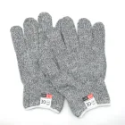 Resistant Gloves Cut Resistant Gloves Wholesale 1 Pair Small Size HPPE 5 Level Anti Cut Resistant Gloves For Kitchen Cutting