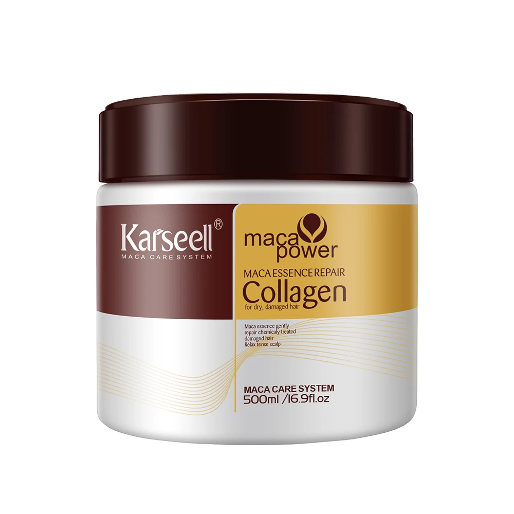 Karseell Private Label Collagen Smooth Nourishing Hair Mask Shiny Repairing  Resistant Protector Moisturizing Hair Mask