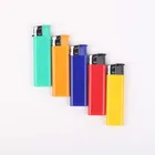 Lighter Wholesale Refillable Lighter Plastic Transparent Gas Lighter Customize Logo