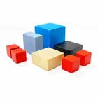Factory Direct Wholesale New Style Cheap Kids Game DIY Art Crafts Wood Cube