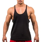 Singlet Y Back Mens Bodybuilding Gym Vest Stringer Singlet Tank Top Wholesale