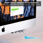 Usb Aluminum 6 In 1 Usb C Hub Adapter With USB 3.1 SD TF Card Reader HDMI Type-C Clamp Hub Pro For IMac