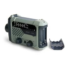 Radio Outdoor Camping And Hunting Emergency Portable Solar Flashlight With Solar Charging AM/FM Radio