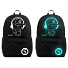 Guangzhou magic school charging luminous backpack led backpack traveling