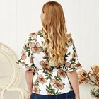 Plus Size Plus Size Women's Temperament Commuter Shirt 2020 Summer Short-sleeved Print On AliExpress