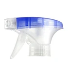 Sprayer Bottle Sprayers Square Head 24/410 28/410 Manufacturers Cleaner Transparent Blue Plastic Trigger Sprayer