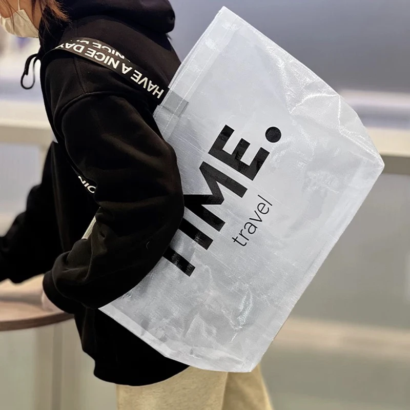 product environmentally friendly pp woven tote bag laminated waterproof woven shopping bag customized logo-17