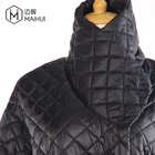 Long Coat Long Winter Women Black Padded Clothing X- Long Down Jacket Plus Oversize Coat