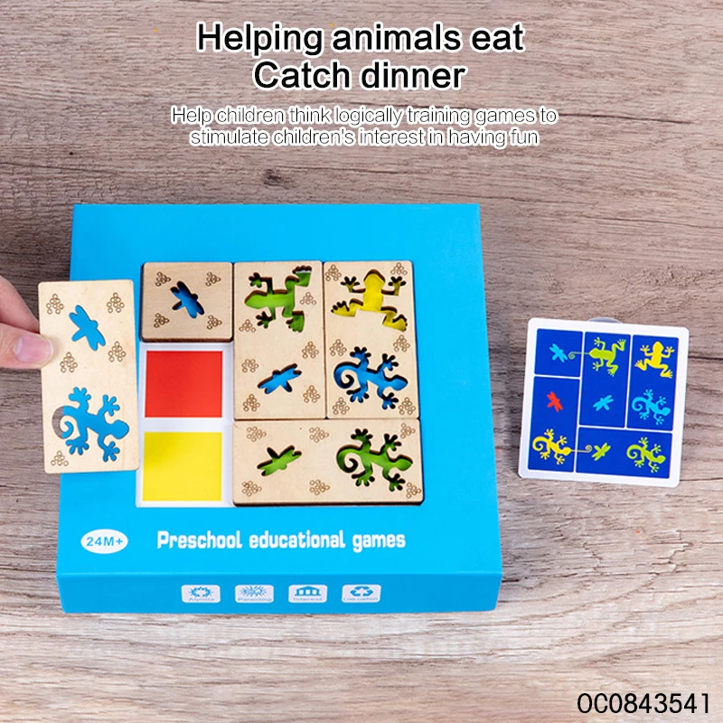 Toys animals shape matching board wholesale colored matching game for ealry education